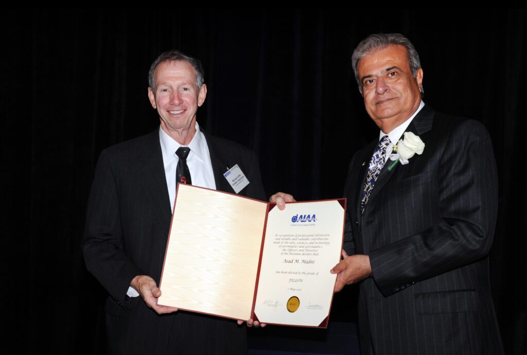 Receiving AIAA Fellow Award from NASA Administrator Michael Griffin